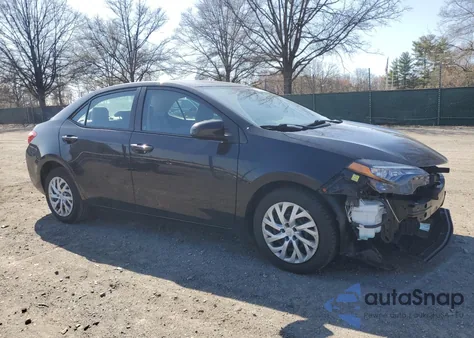 2017 Toyota Corolla L z USA, uszkodzony, nr VIN 2T1BURHE2HC848710